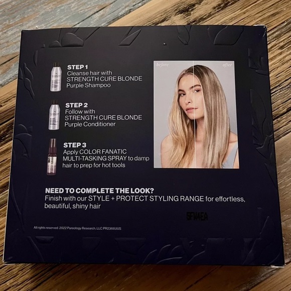 Pureology Blonde Starter Kit Travel Sized Purple Shampoo and Conditioner - Picture 3 of 6